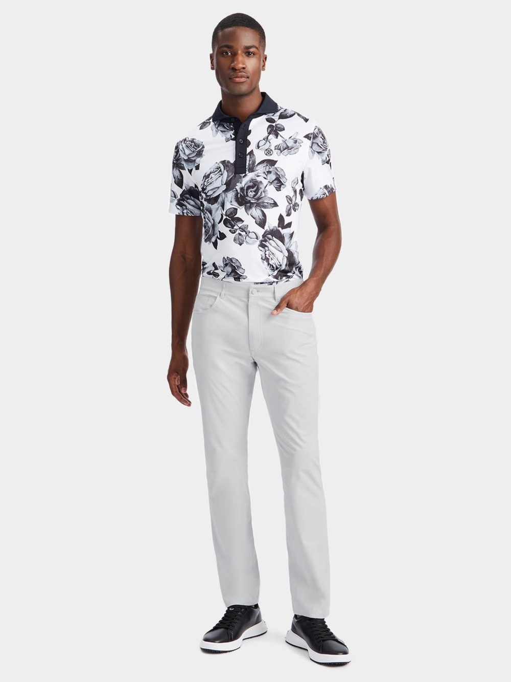 New G/FORE TOUR Sz 40/32 5 POCKET STRAIGHT LEG TROUSERS NIMBUS